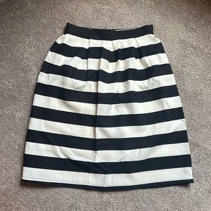Black and white striped skirt from Francesca’s, size medium
